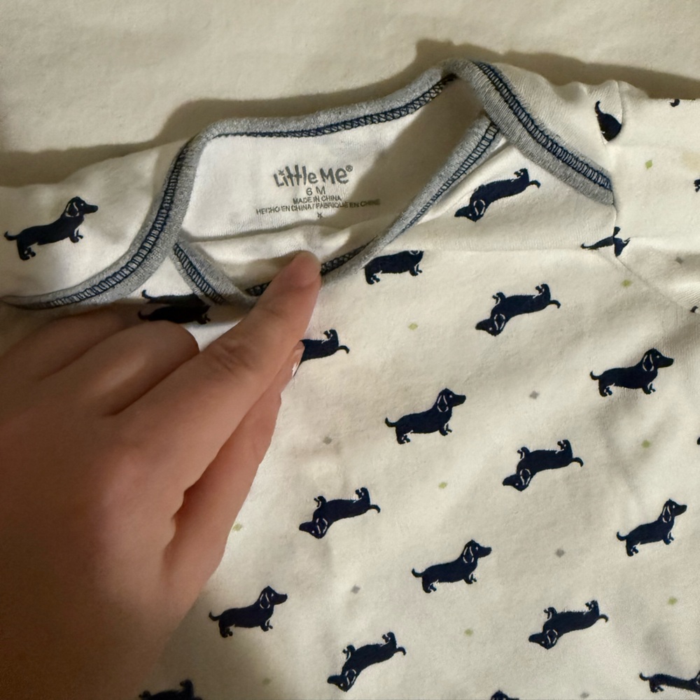 Little Me Baby Boy Dachshund Shirt